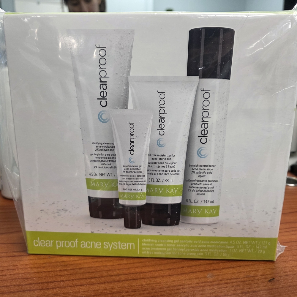 Mary Kay Clear Proof Acne System - White, Black, and Green